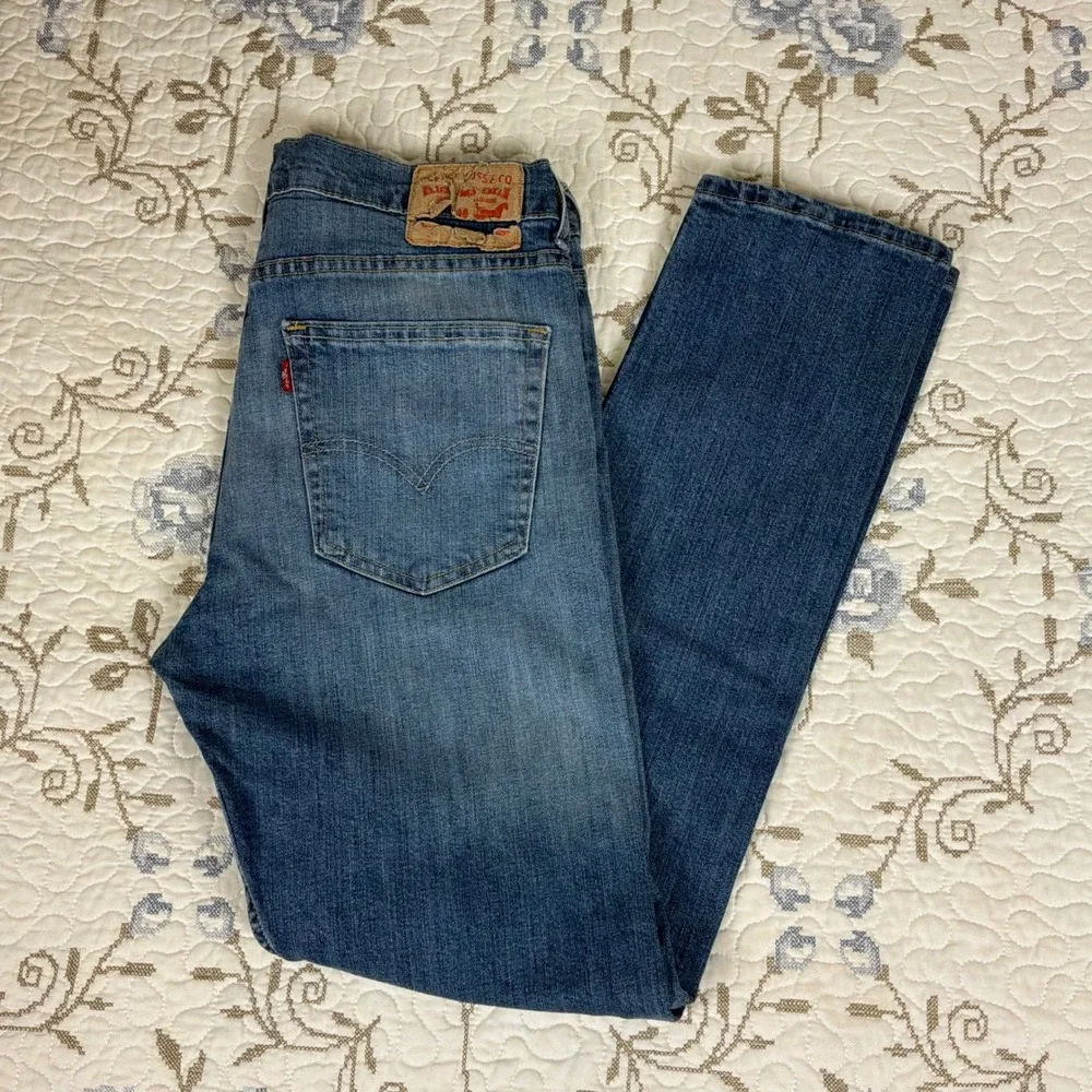 Levi's 511 Slim Fit Jeans Mens 30x30 Blue Denim Good Stretch Casual